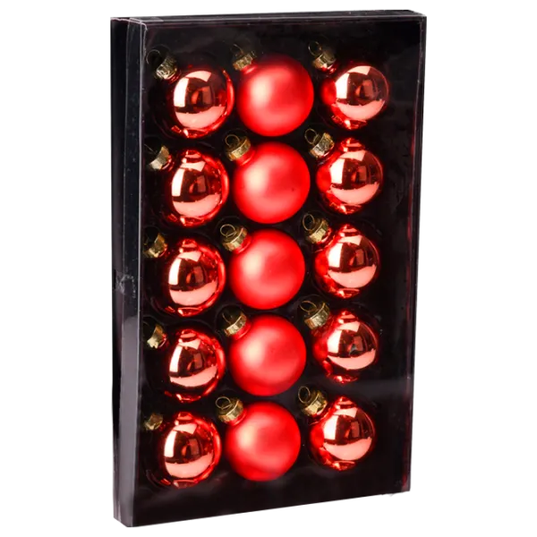 Set de globuri pentru brad Christmas 36978 4.5 cm/ Red photo 1 Set de globuri pentru brad Christmas 36978 4.5 cm/ Red photo 1