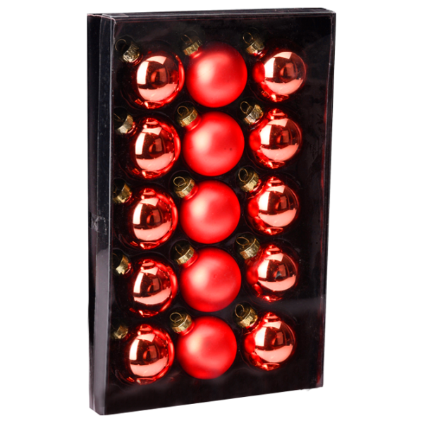 Set de globuri pentru brad Christmas 36978 4.5 cm/ Red photo 1 Set de globuri pentru brad Christmas 36978 4.5 cm/ Red photo 1