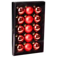 Set de globuri pentru brad Christmas 36978 4.5 cm/ Red