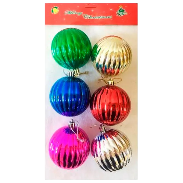 Jucării pentru brad Christmas 35394 7 cm/ Multicolor photo 1
