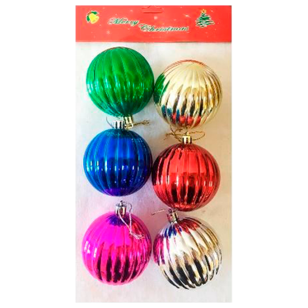 Jucării pentru brad Christmas 35394 7 cm/ Multicolor photo 1