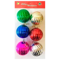 Игрушки для ёлки Christmas 35394 7 см/ Разноцветный