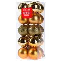 Игрушки для ёлки Christmas 39944 4 см/ Золотой