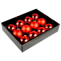 Jucării pentru brad Christmas 36981 5.7 cm/ Red