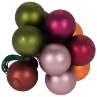 Набор ёлочных шаров Christmas 20317 2 см/ Разноцветный