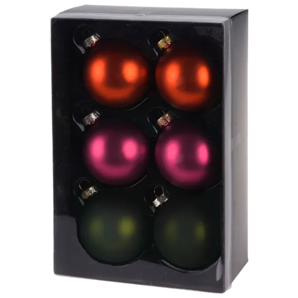 Набор ёлочных шаров Christmas 20314 6.5 см/ Разноцветный photo 1 Набор ёлочных шаров Christmas 20314 6.5 см/ Разноцветный photo 1