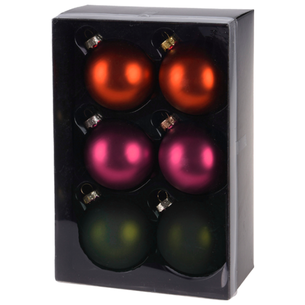 Набор ёлочных шаров Christmas 20314 6.5 см/ Разноцветный photo 1 Набор ёлочных шаров Christmas 20314 6.5 см/ Разноцветный photo 1