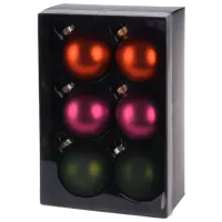 Набор ёлочных шаров Christmas 20314 6.5 см/ Разноцветный