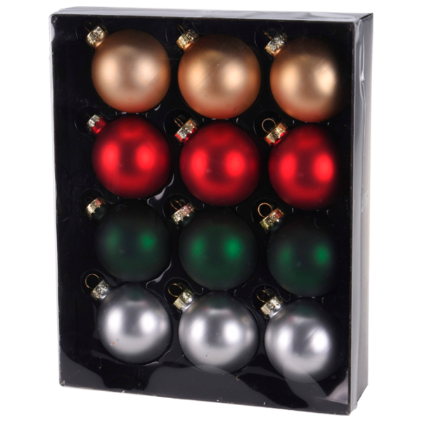Набор ёлочных шаров Christmas 20299 5.7 см/ Разноцветный photo 1 Набор ёлочных шаров Christmas 20299 5.7 см/ Разноцветный photo 1
