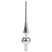 Vîrf pentru brad Christmas 37018 30 cm/ Silver