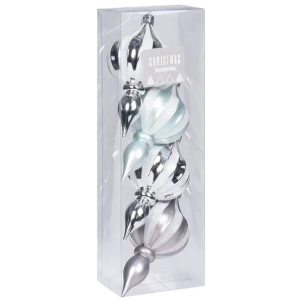 Набор ёлочных украшений Christmas 23421 11 см/ 6 см/ Разноцветный photo 1 Набор ёлочных украшений Christmas 23421 11 см/ 6 см/ Разноцветный photo 1