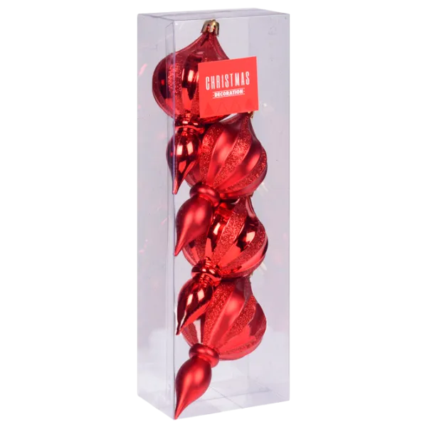 Игрушки для ёлки Christmas 23419 6 см/ Красный photo 1