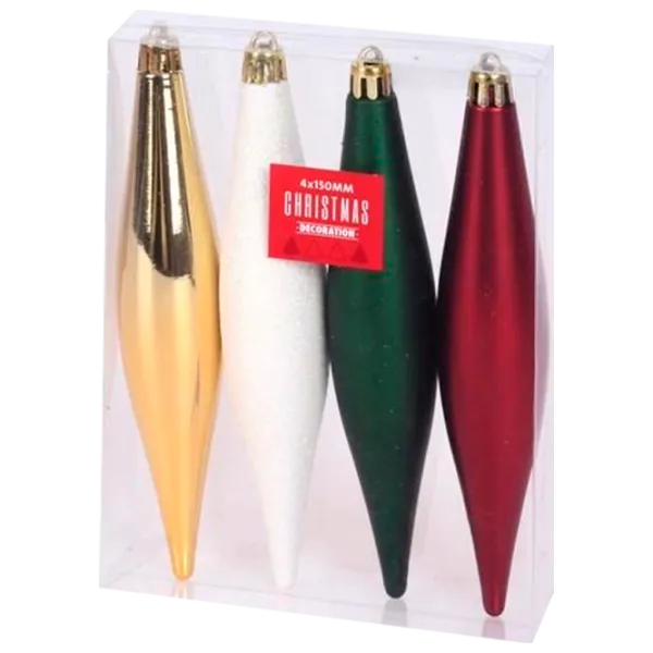 Набор ёлочных украшений Christmas 39980 15 см/ Разноцветный photo 1 Набор ёлочных украшений Christmas 39980 15 см/ Разноцветный photo 1