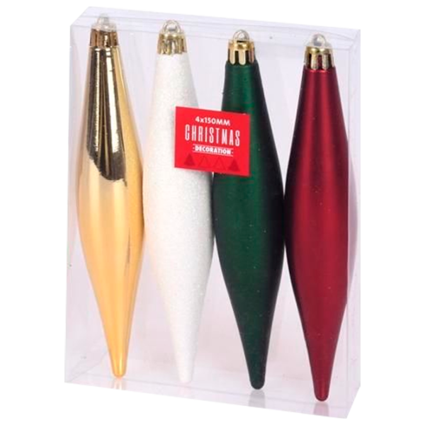 Набор ёлочных украшений Christmas 39980 15 см/ Разноцветный photo 1 Набор ёлочных украшений Christmas 39980 15 см/ Разноцветный photo 1