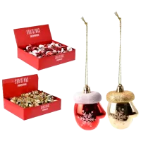 Set de decorațiuni pentru brad Christmas 38512 7 cm/ Multicolor