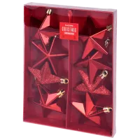 Set de decorațiuni pentru brad Christmas 34470 6.5 cm/ Red