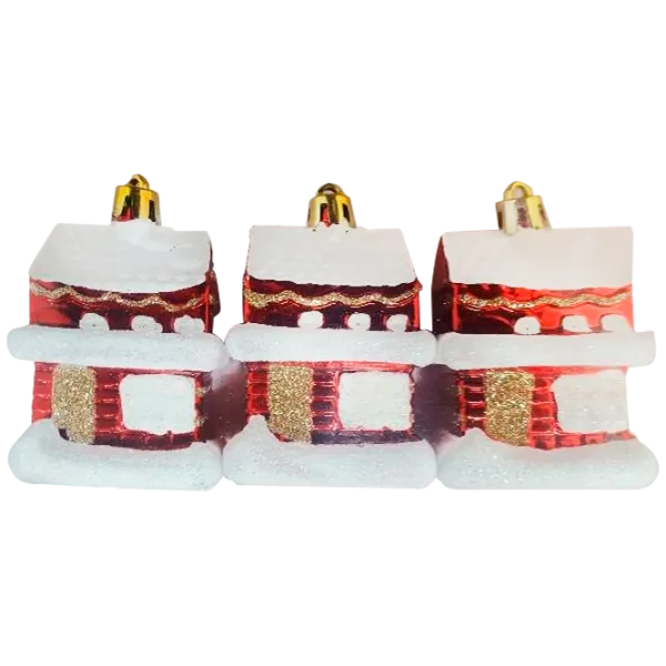 Набор ёлочных украшений Christmas 37384 8 см/ 5 см/ Разноцветный photo 1 Набор ёлочных украшений Christmas 37384 8 см/ 5 см/ Разноцветный photo 1