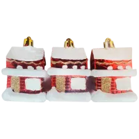 Набор ёлочных украшений Christmas 37384 8 см/ 5 см/ Разноцветный