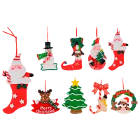 Jucării pentru brad Christmas 23373 5 cm/ Multicolor