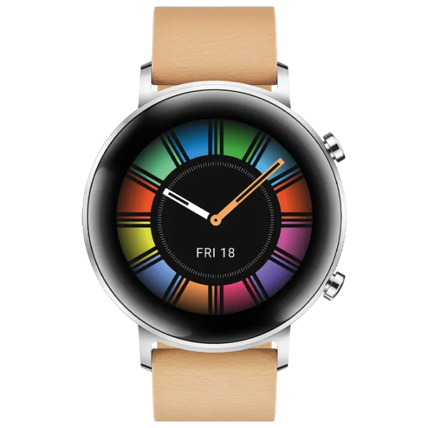 Ceas inteligent Huawei Watch GT2 1.39"/ Fortuna B19V/ Khaki Silver photo 1