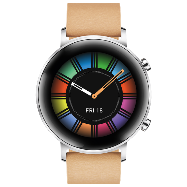 Ceas inteligent Huawei Watch GT2 1.39"/ Fortuna B19V/ Khaki Silver photo 1