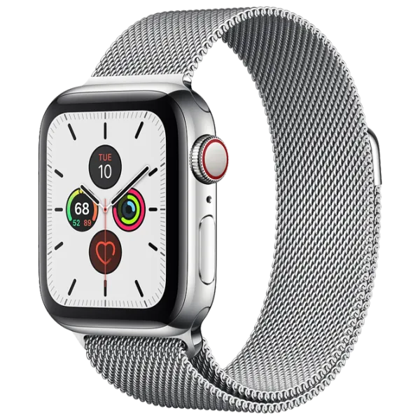 Умные часы Apple Watch Series 5 1.57"/ MWX52/ Milanese Loop Серебристый photo 1 Умные часы Apple Watch Series 5 1.57"/ MWX52/ Milanese Loop Серебристый photo 1