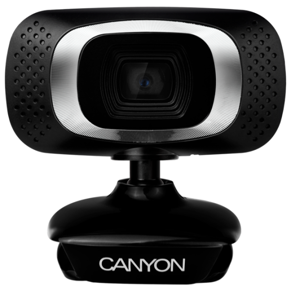 Web Camera Canyon C3 2 MP / Black photo 1