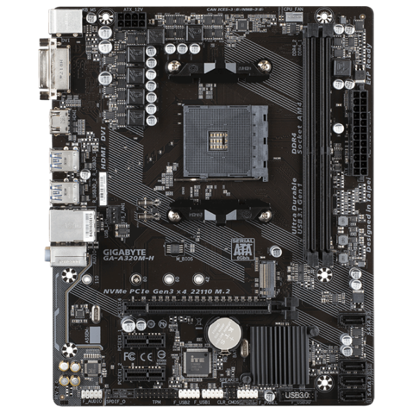 Placă de bază Gigabyte GA-A320M-H 2.0 mATX/ AMD A320 photo 1