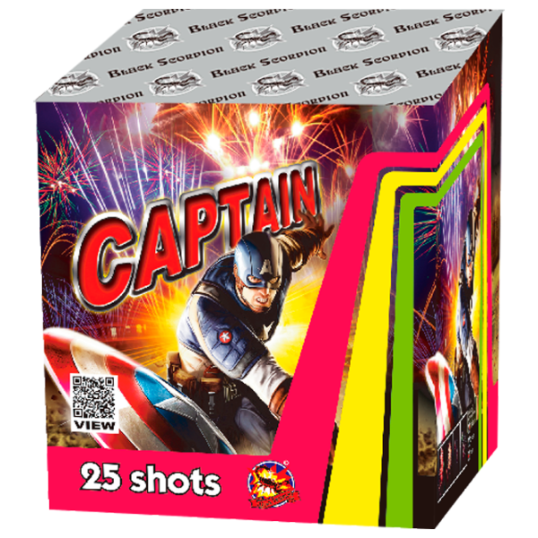 Батарея салютов Chili Captain CLE4028 25 залпов photo 1 Батарея салютов Chili Captain CLE4028 25 залпов photo 1