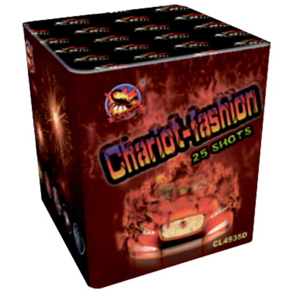 Батарея салютов Dinamit Chariot Speed CL4935B 25 залпов photo 1 Батарея салютов Dinamit Chariot Speed CL4935B 25 залпов photo 1