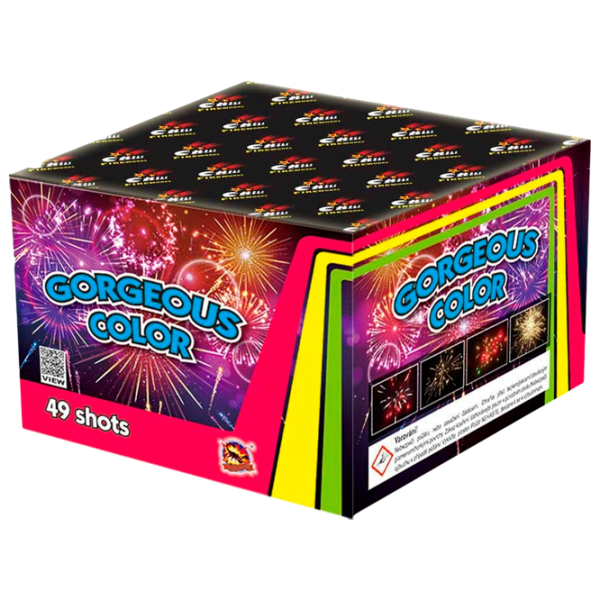 Baterie de artificii Kometa Gorgerous Colour CLE4035 49 focuri photo 1 Baterie de artificii Kometa Gorgerous Colour CLE4035 49 focuri photo 1