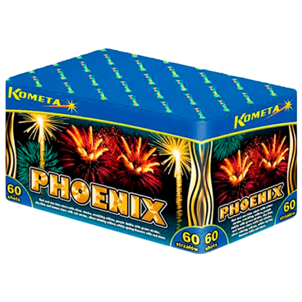 Батарея салютов Dinamit Phoenix LDC191 60 залпов photo 1