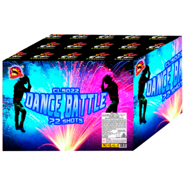 Батарея салютов Dinamit Dance Battle CL5022 72 залпов photo 1
