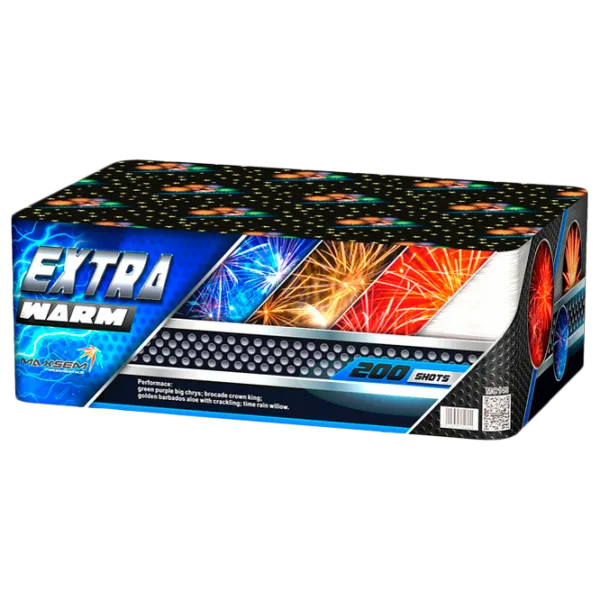 Baterie de artificii Maxsem Extra warm MC143 200 focuri photo 1 Baterie de artificii Maxsem Extra warm MC143 200 focuri photo 1