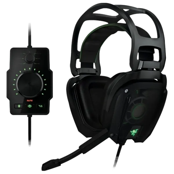 Căști Razer Tiamat 7.1 Black Cu fir/ Gaming photo 1