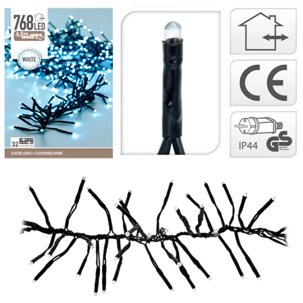Гирлянды LED Christmas 23458 Нить/ Белый photo 1 Гирлянды LED Christmas 23458 Нить/ Белый photo 1