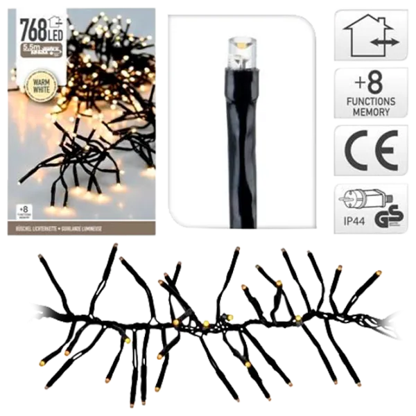 Гирлянды LED Christmas 38455 Нить/ Тёплый белый photo 1 Гирлянды LED Christmas 38455 Нить/ Тёплый белый photo 1