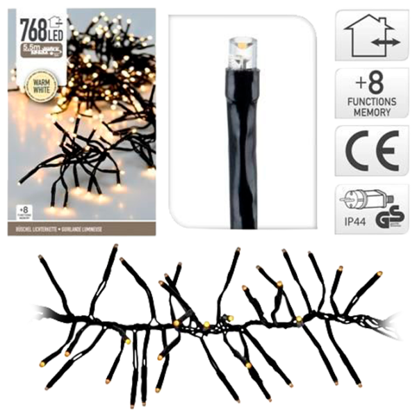 Гирлянды LED Christmas 38455 Нить/ Тёплый белый photo 1 Гирлянды LED Christmas 38455 Нить/ Тёплый белый photo 1