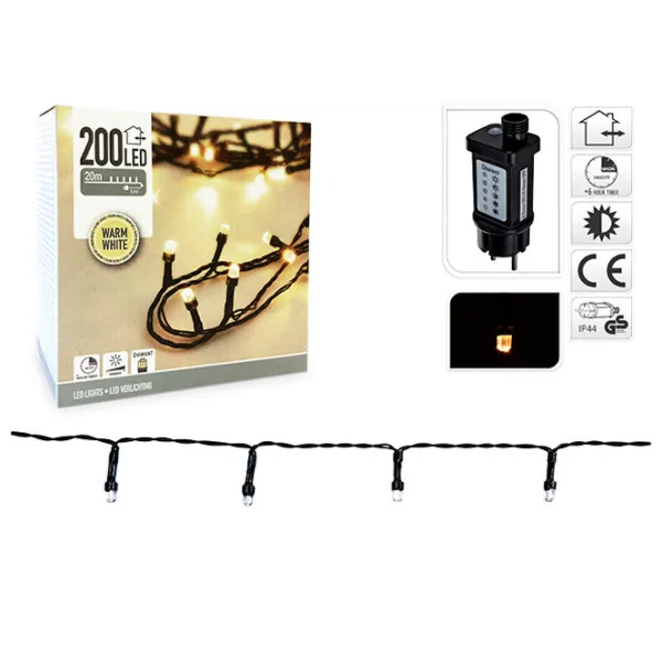 Гирлянды LED Christmas 39756 Нить/ Тёплый белый photo 1 Гирлянды LED Christmas 39756 Нить/ Тёплый белый photo 1