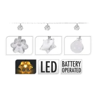 Новогодние огни Christmas 39714 Нить/ Белый