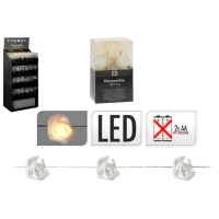 Гирлянды LED Christmas 39716 Нить/ Тёплый белый