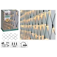 Гирлянды LED Christmas 27408 Сетка/ Тёплый белый