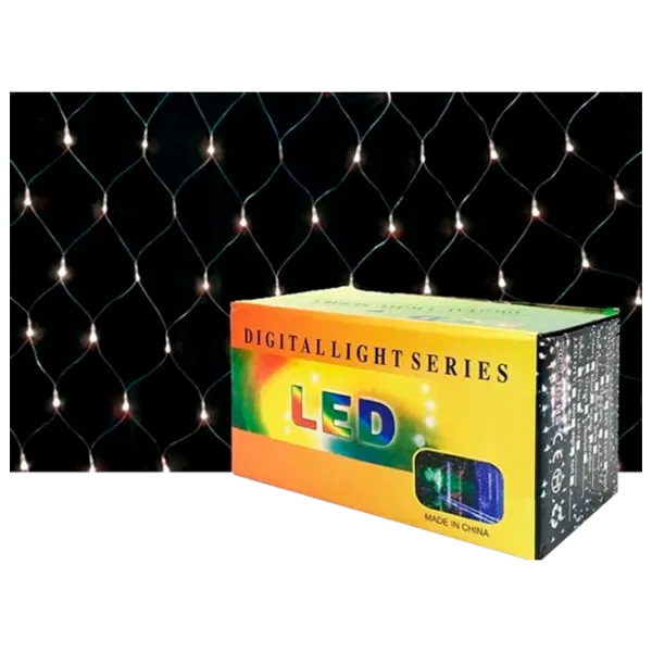 Гирлянды LED Christmas 35391 Сетка/ Разноцветные photo 1