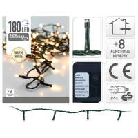 Гирлянды LED Christmas 34340 Нить/ Тёплый белый