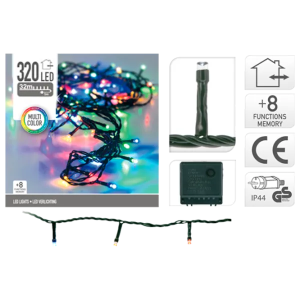 Luminițe decorative Christmas 33032 Fir/ Multicolor photo 1 Luminițe decorative Christmas 33032 Fir/ Multicolor photo 1