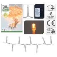 Гирлянды LED Christmas 38465 Нить/ Экстра тёплый белый
