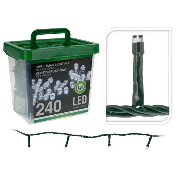 Гирлянды LED Christmas 37040 Нить/ Белый photo 1 Гирлянды LED Christmas 37040 Нить/ Белый photo 1