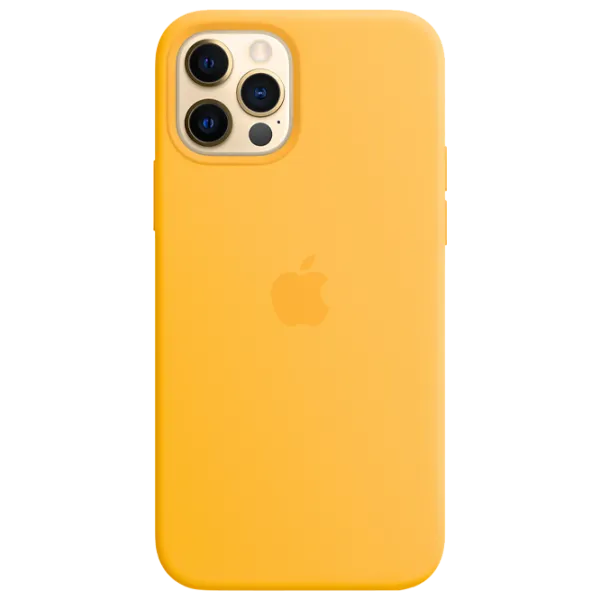 Чехол для смартфона Apple iPhone 12/ 12 Pro Apple/ MagSafe Back/ Кожа/ California Poppy Желтый photo 1 Чехол для смартфона Apple iPhone 12/ 12 Pro Apple/ MagSafe Back/ Кожа/ California Poppy Желтый photo 1
