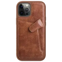 Чехол для смартфона Apple iPhone 12/ 12 Pro Nillkin/ Back/ Кожа/ Коричневый