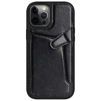 Husă pentru smartphone Apple iPhone 12/ 12 Pro Nillkin/ Back/ Piele/ Black
